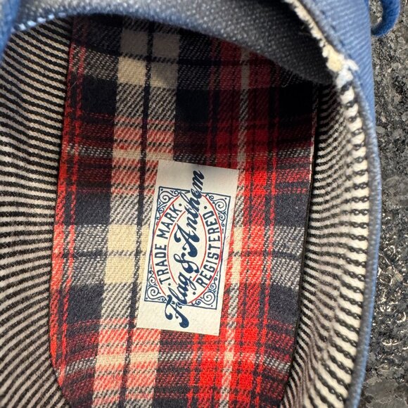 Flag and Anthem navy canvas men's sneakers size 9.5 - Picture 6 of 11